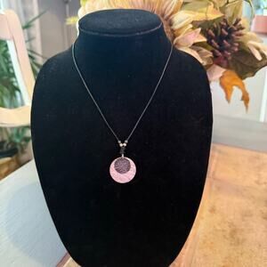 Silpada Leather Cord 925 Pendant Necklace